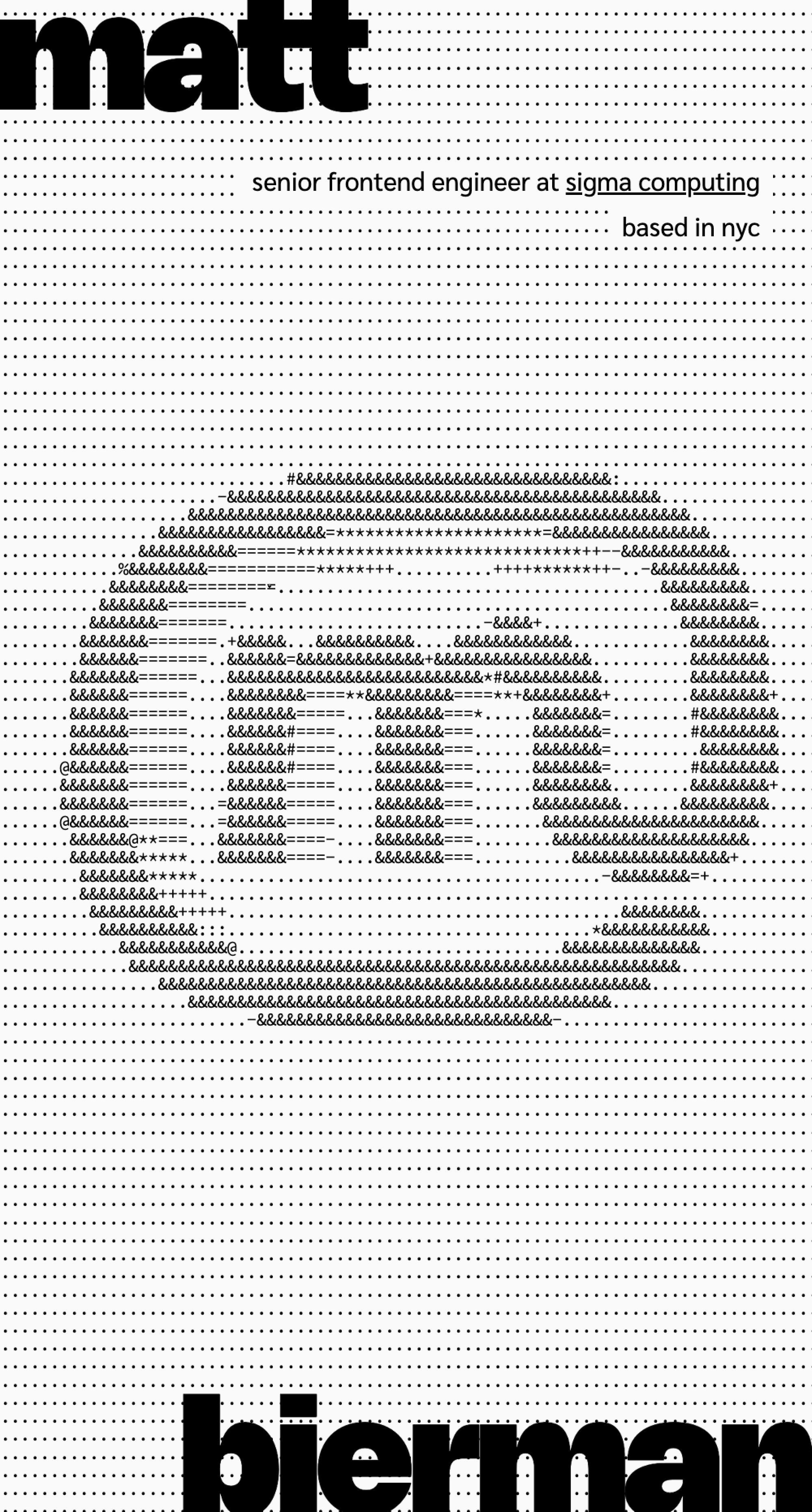 Matt Bierman (Mobile)