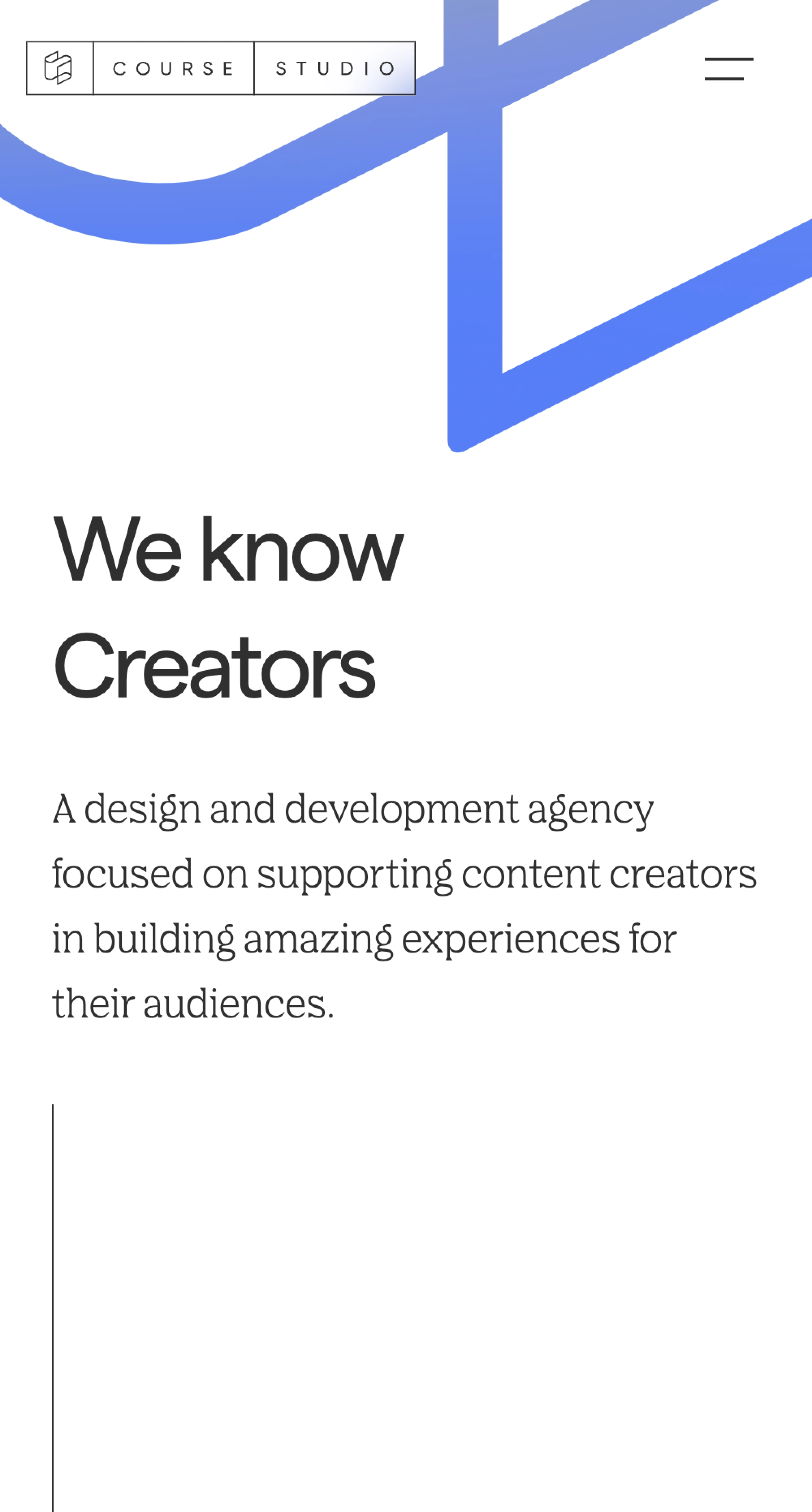 Course Studio (Mobile)