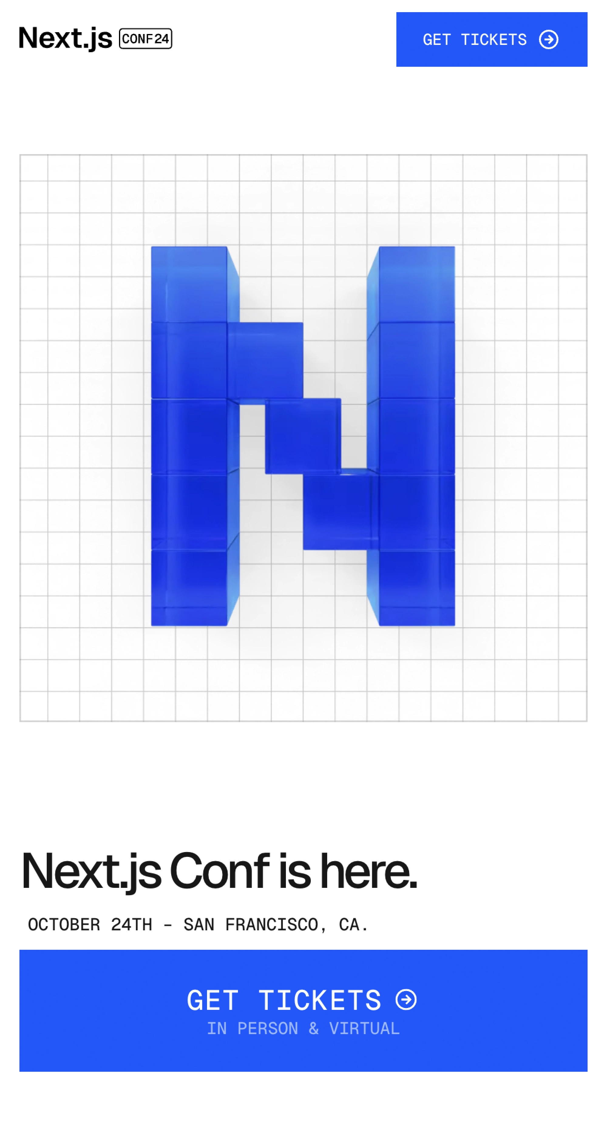 Next.js Conf (Mobile)