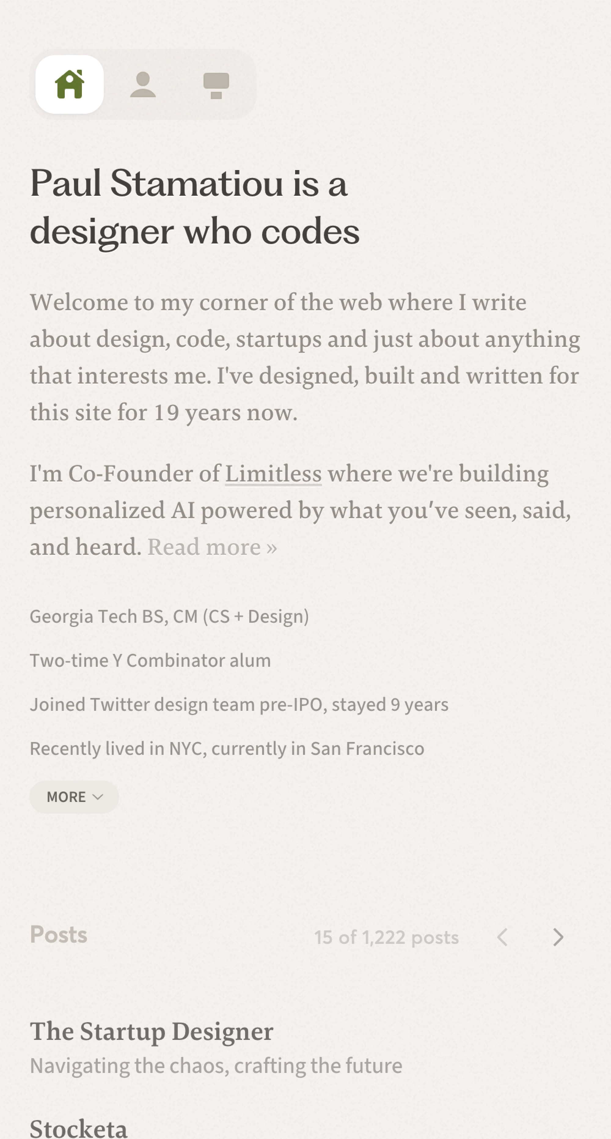 Paul Stamatiou (Mobile)