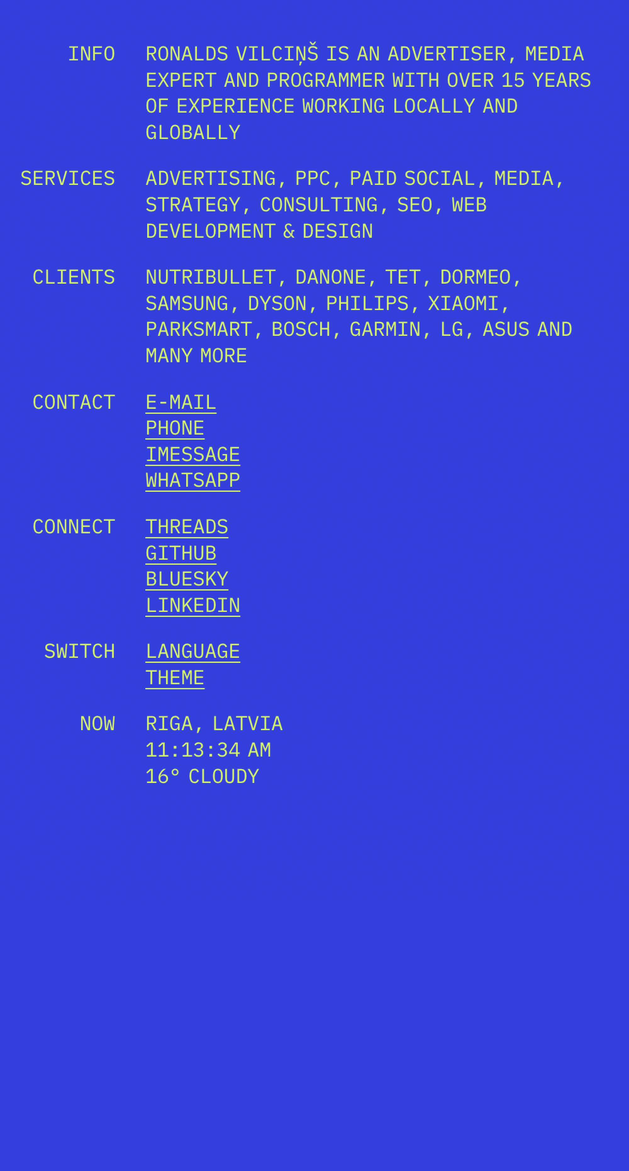 Ronalds Vilciņš (Mobile)